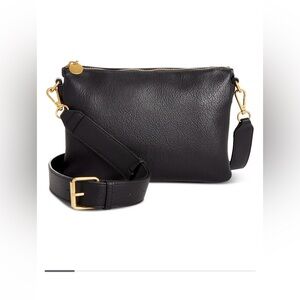 Style&Co.Double Compartment Crossbody bag in PVC leather with gold-tone hardware